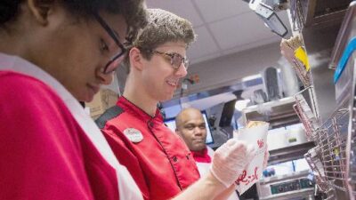 Chick-fil-A Employees (Michael Nagle-Bloomberg-Getty Images)