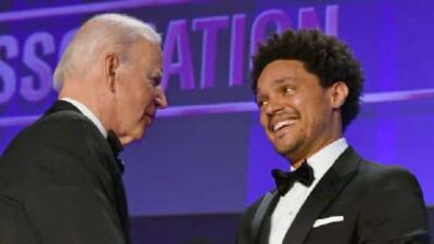 Joe Biden & Trevor Noah - GettyImages