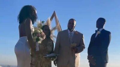 Kiara and Joel Brokenbrough - wedding (screenshot