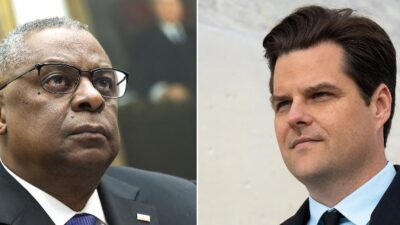 Lloyd Austin & Matt Gaetz (Getty)