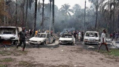 Nigerian Oil refinery blast (Rivers NSCDC)
