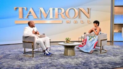 Omar Epps and Tamron Hall
