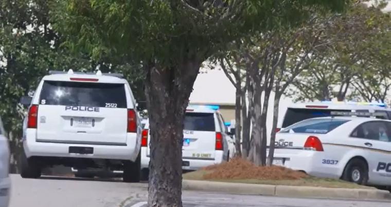 South Carolina Mall shooting (police vehicles) - screenshot