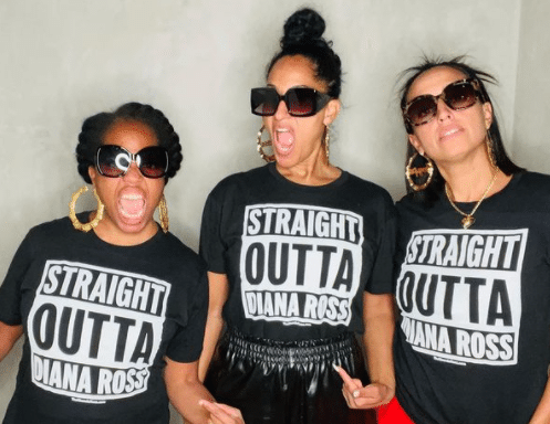 Tracee Ellis Ross and Sisters Wear 'Straight Outta Diana Ross' T-Shirts for Mom's Birthday