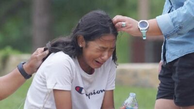 A Girl cries (Robb Elementary School Shooting - Uvalde Tx) - GettyImages