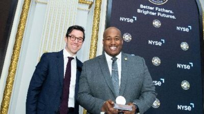 NYSE Group COO Michael Blaugrund with Sheldon Smith, Founder of The Dovetail Project