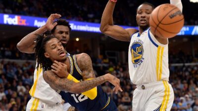 Ja Morant & Warriors (Brandon Dill-AP)