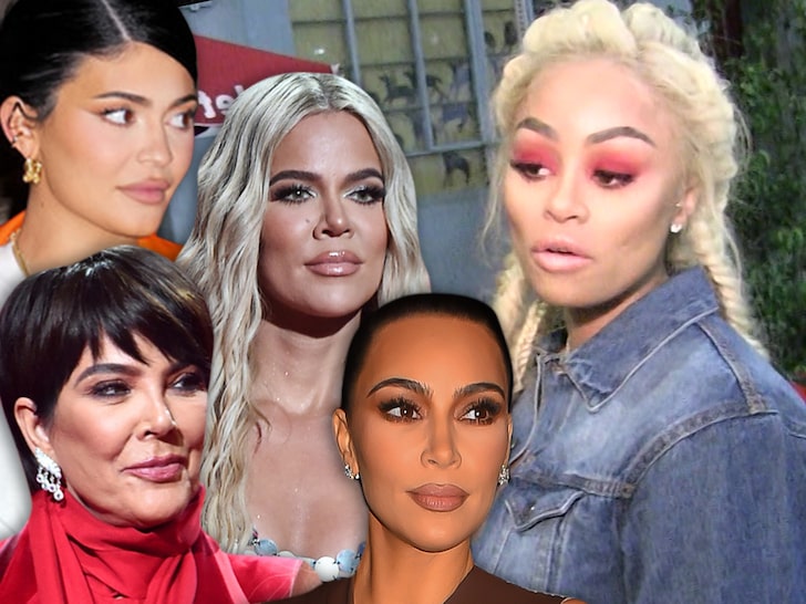 Kardashians & Blac Chyna - Getty composite