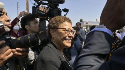 Karen Bass (Jeff Gritchen-Orange County Register-AP)
