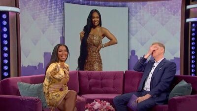 Kenya Moore - Marlo Hampton (in brd in pic) - Michael Rappoert - YouTube screenshot