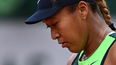 Naomi Osaka (CHRISTOPHE ARCHAMBAULT-AFP-AFP via Getty Images)