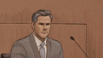Thomas Lane - court room drawing (Cedric Hohnstadt)