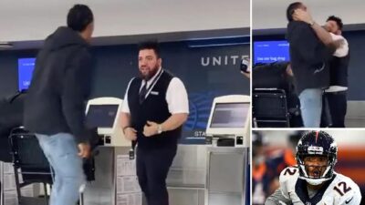United Airlines passenger & worker fight