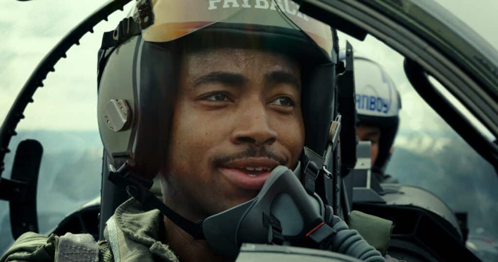 Jay Ellis as "Payback" from Paramount Pictures, Skydance and Jerry Bruckheimer Films.