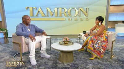 Bobby Brown and Tamron Hall (screenshot)