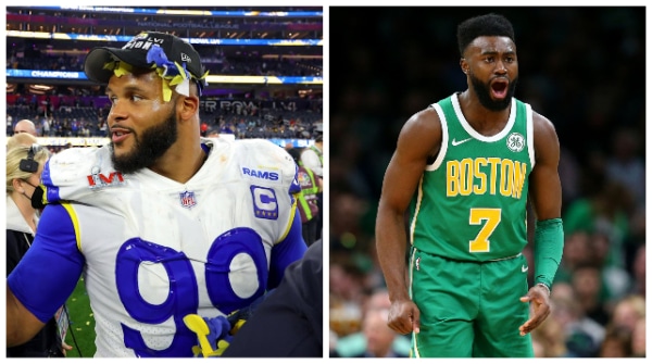 Kanye signs Aaron Donald and Jaylen Brown