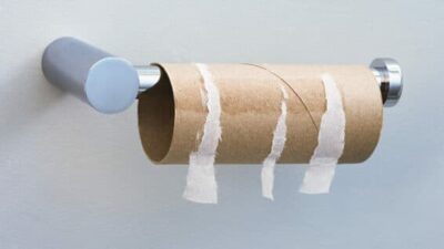 no toilet paper