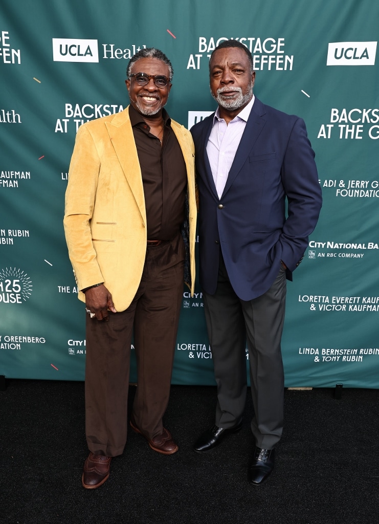 Keith David and Carl Weathers at the 2022 Backstage at the Geffen and Geffen Playhouse’s 25th Anniversary