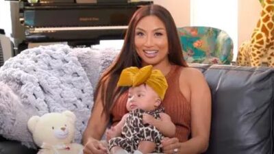 Jeannie Mai Jenkins & baby Monaco - screenshot
