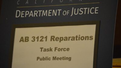 Reparations Task Force Sign