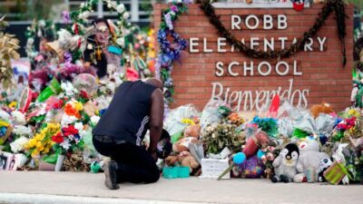 Robb Elementary School Memorial (Eric Gay-AP)