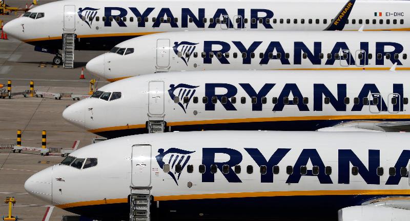 Ryanair planes (Adrian Dennis-AFP-Getty Images)