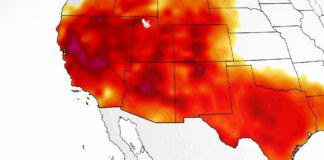 Southwest Heat Wave map (CNN Weather)