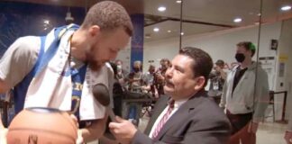 Steph Curry and Guillermo - screenshot