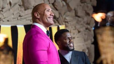 Dwayne The Rock Johnson and Kevin Hart (Matt Crossick-PA Images-Getty images)