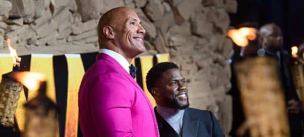 Dwayne The Rock Johnson and Kevin Hart (Matt Crossick-PA Images-Getty images)