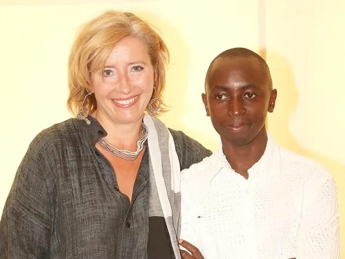 Emma Thompson and her son Tindyebwa Agaba (Getty)