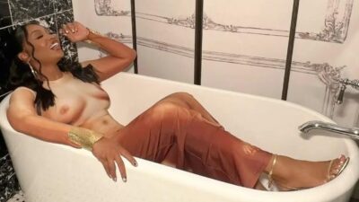 Marlo Hampton (nude dress) - Instagram