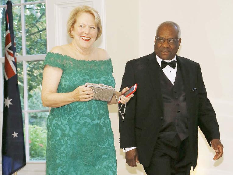 Virginia (Ginni) Thomas and Clarence Thomas - Gettyimages