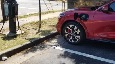 Electric Vehicle Charging Up