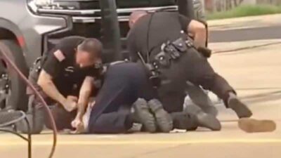 Arkansas Police Brutally Beat Suspect - screenshot
