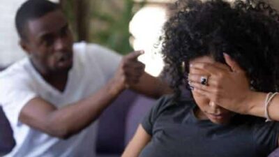 Black Couple (unhappy-arguing) - iStock