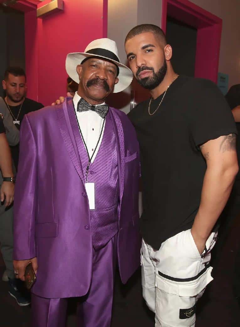 Drake & his father Dennis - Getty