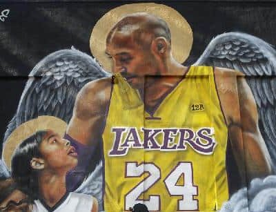 Kobe Bryant & Gianna Bryant Mural (Mario Tama-Getty Images)