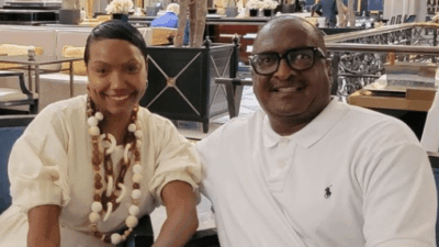 Mathew Knowles and his wife