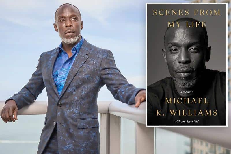 Michael K Williams and new book (Scenes from My Life) - Getty