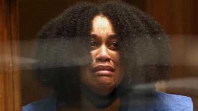 Nicole Linton in court - screenshot
