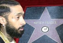 Nipsey Hussle & Walk of Fame Star (composite)