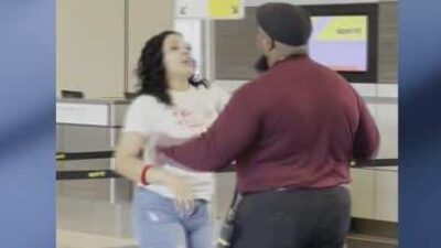 Spirit Airlines Fight (screenshot)
