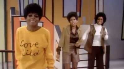 The Supremes perform on "The Ed Sullivan Show" in casual clothing