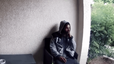 homeless man