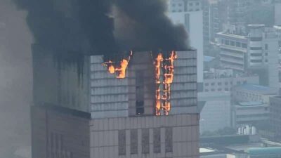 Changsha China skyscraper fire (VCG via Getty Images)
