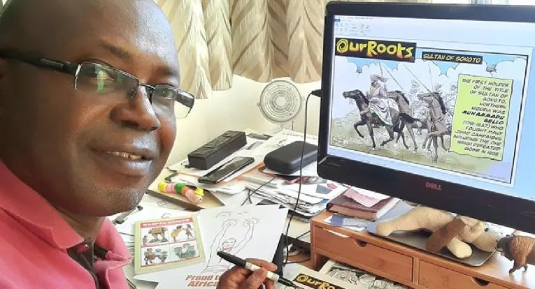 Comic artist TAYO Fatunla - OUR ROOTS creator