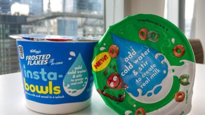 Kellogg's insta-bowls (Danielle Bronner-CNN)