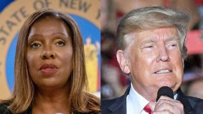 Letitia James - Donald Trump (Getty)