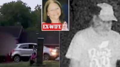 Man Urinating on Ex-Wife's Grave (Facebook)